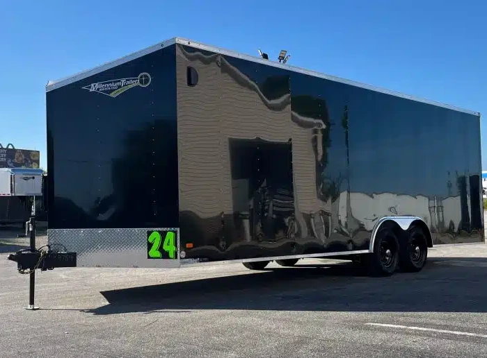 Enclosed Car Hauler 2026 24ft. Hero w/Heavy Duty Ramp Door & 7ft. Interior 0938