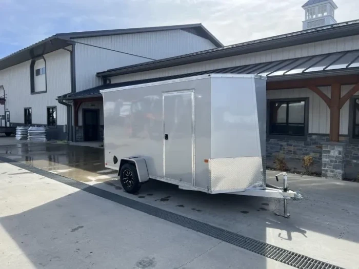 2026 NEO 6ft x 12ft Aluminum Enclosed Cargo Trailer - 2,990 lb GVWR - front view