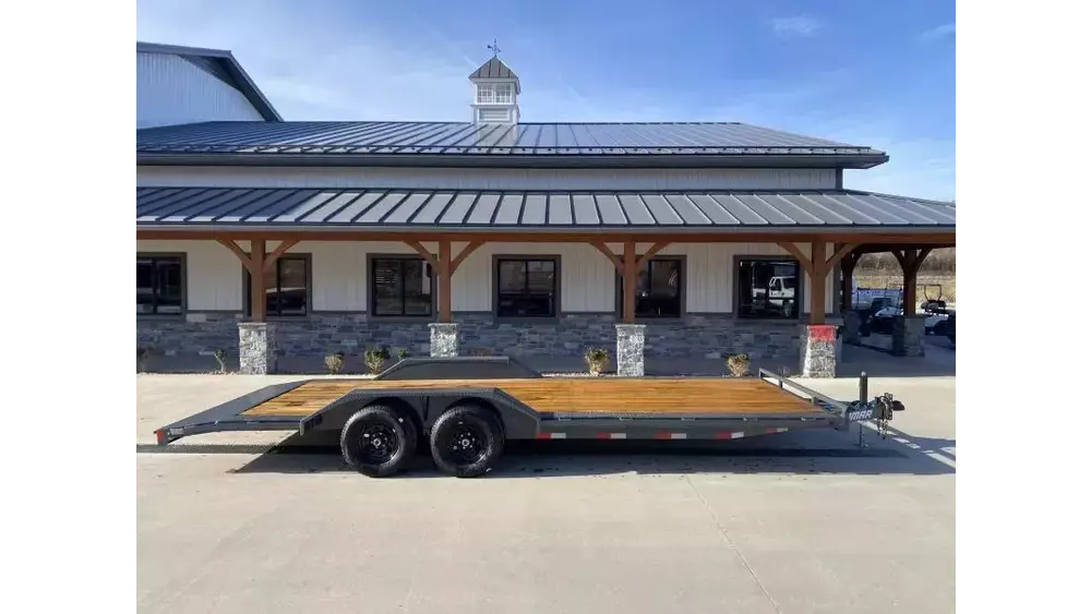 2026 Lamar Trailers 102x22 9990# GVW Car Trailer - front view