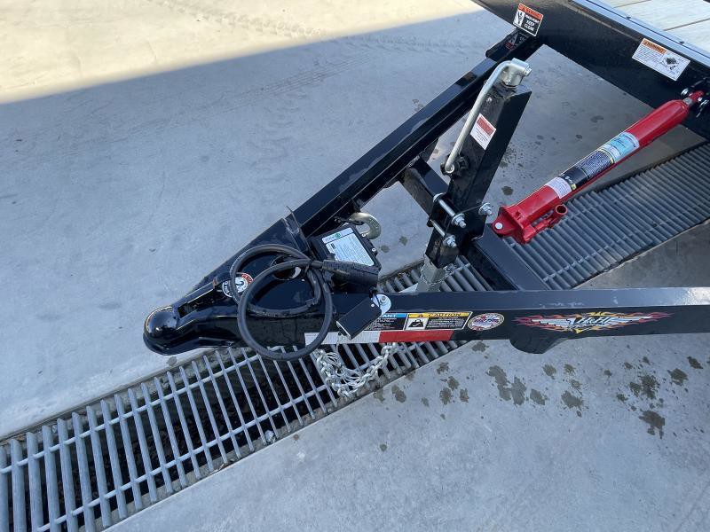 2025 H&H 7x20 Manual Tilt Car Hauler Trailer 9990# GVW - side view 2