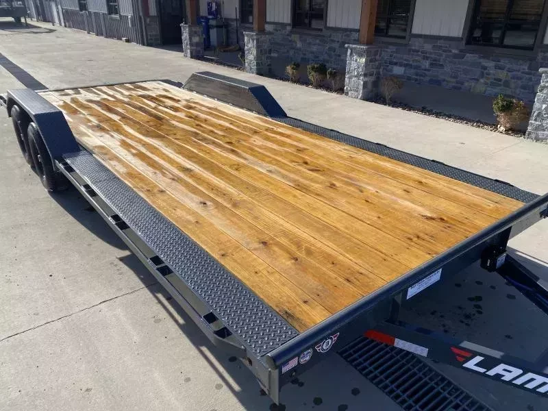 2026 Lamar Trailers 102x22 9990# GVW Car Trailer - side view 2