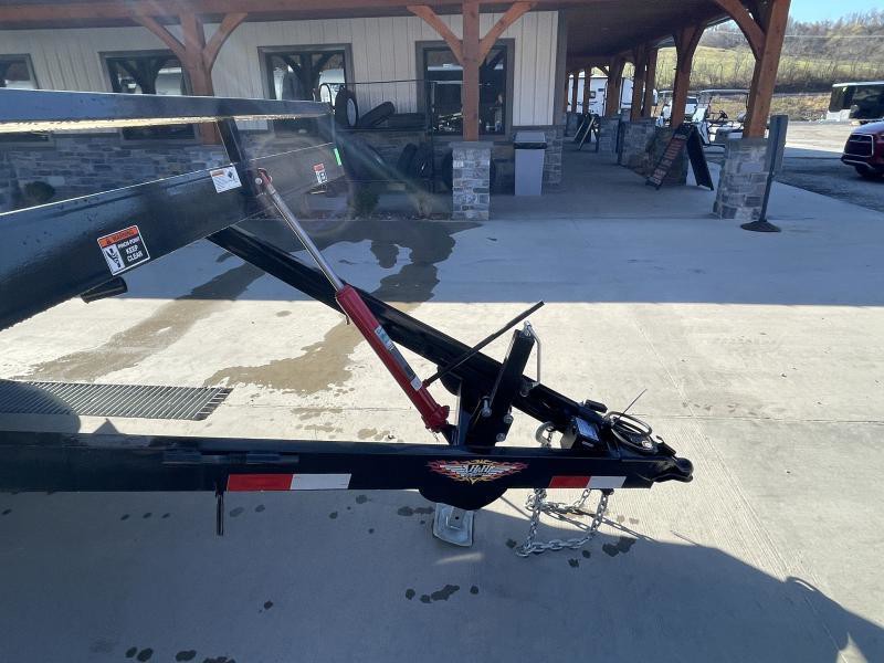 2025 H&H 7x20 Manual Tilt Car Hauler Trailer 9990# GVW - three-quarter view 2
