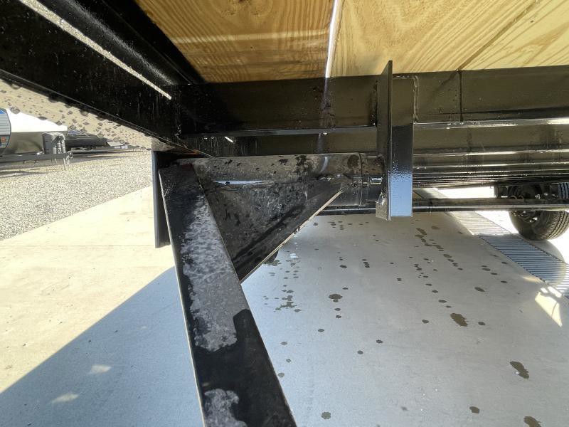 2025 H&H 7x20 Manual Tilt Car Hauler Trailer 9990# GVW - interior view 2
