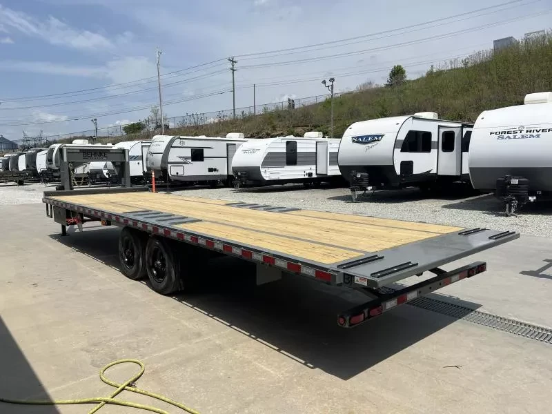 2025 Behnke Gravity Tilt Deckover Trailer - 102in x 28ft, 24,000 GVWR, Torsion Axles - interior view 2