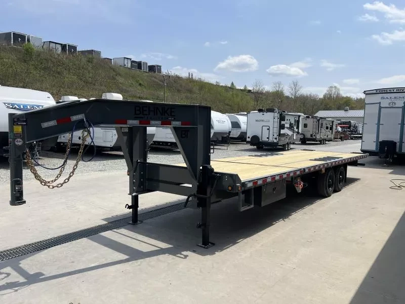 2025 Behnke Gravity Tilt Deckover Trailer - 102in x 28ft, 24,000 GVWR, Torsion Axles - close-up detail 2