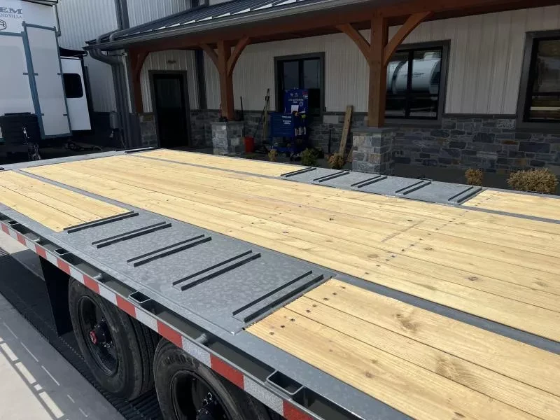2025 Behnke Gravity Tilt Deckover Trailer - 102in x 28ft, 24,000 GVWR, Torsion Axles - undercarriage detail 2