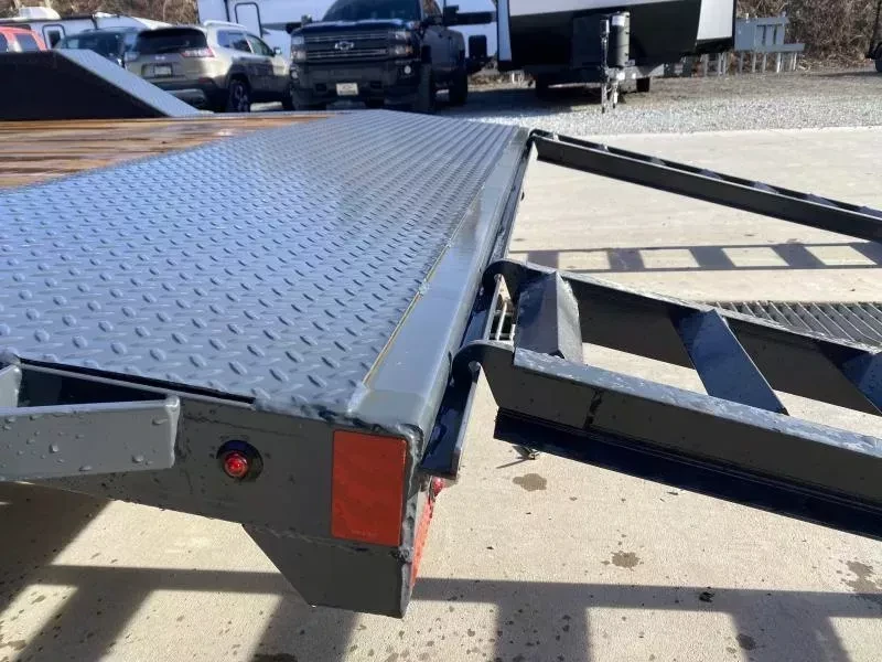 2026 Lamar Trailers 102x22 9990# GVW Car Trailer - wheel and axle detail 2