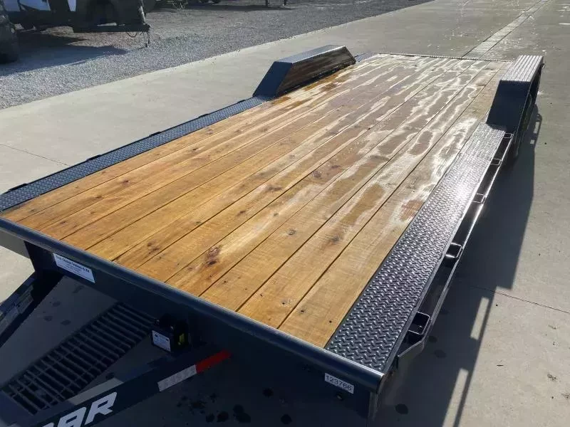 2026 Lamar Trailers 102x22 9990# GVW Car Trailer - frame and coupler detail 2