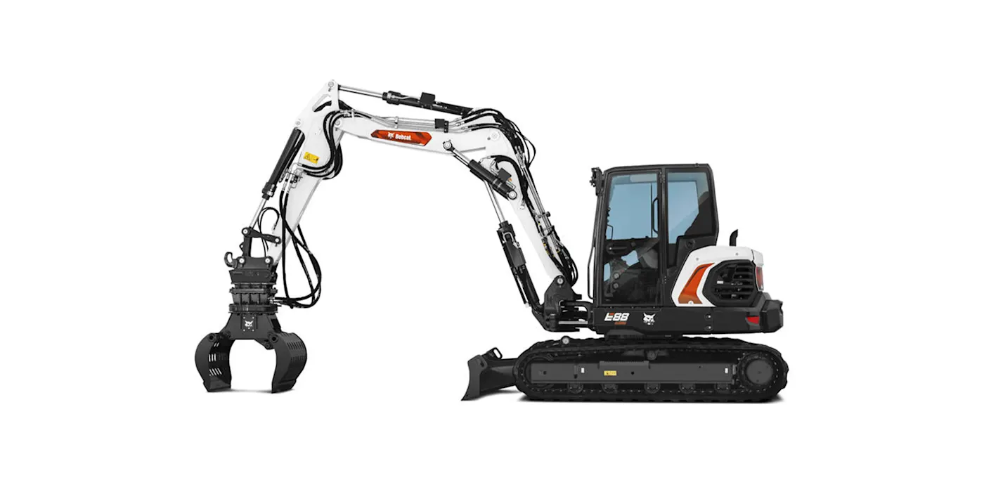 Bobcat E88 - undercarriage detail