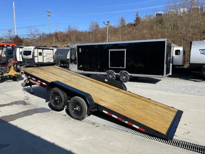 2025 H&H 7x20 Manual Tilt Car Hauler Trailer 9990# GVW - interior view 3
