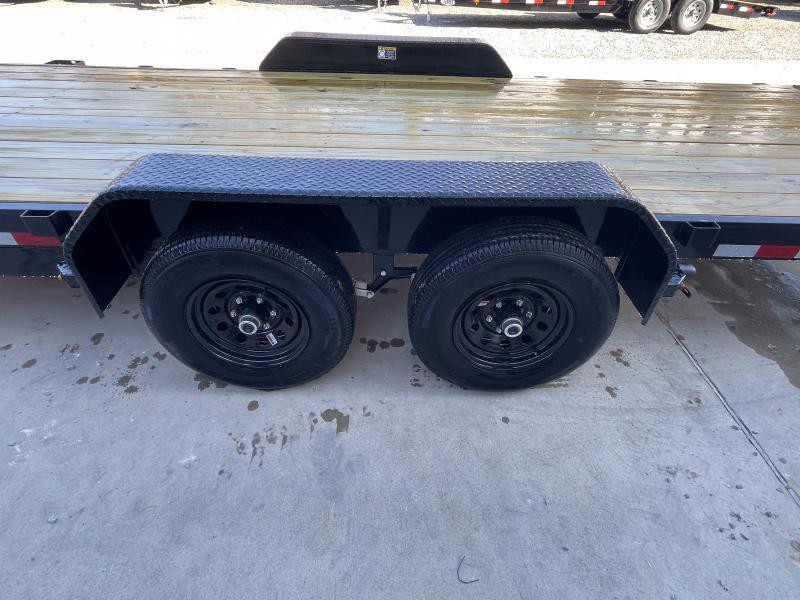 2025 H&H 7x20 Manual Tilt Car Hauler Trailer 9990# GVW - undercarriage detail 3