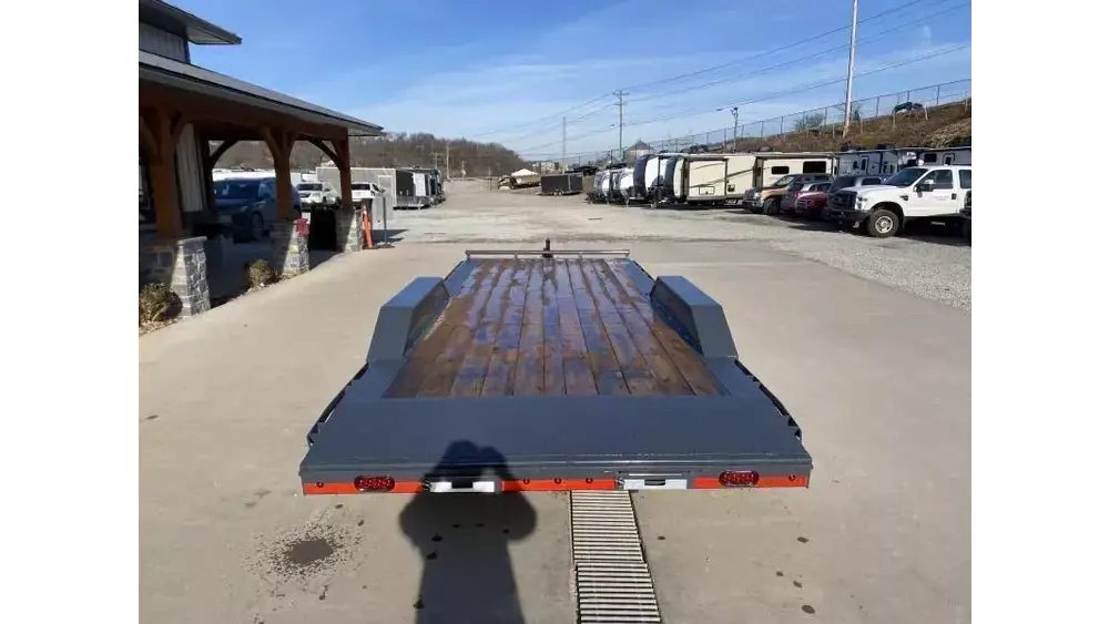 2026 Lamar Trailers 102x22 9990# GVW Car Trailer - rear view