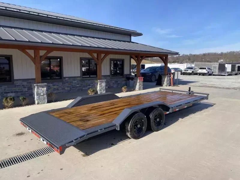 2026 Lamar Trailers 102x22 9990# GVW Car Trailer - rear view