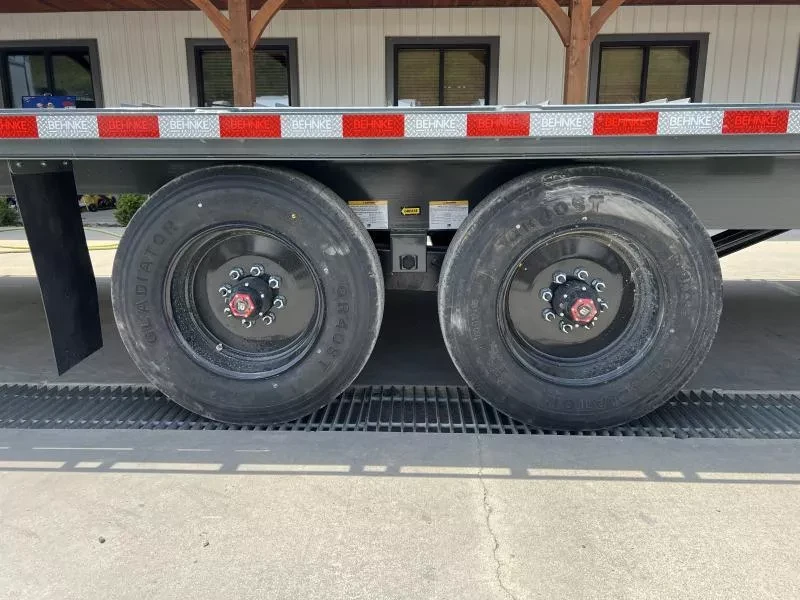 2025 Behnke Gravity Tilt Deckover Trailer - 102in x 28ft, 24,000 GVWR, Torsion Axles - undercarriage detail 3