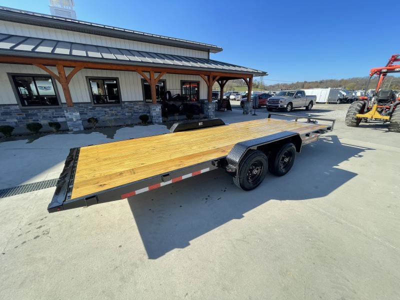 2025 H&H 7x20 Manual Tilt Car Hauler Trailer 9990# GVW - interior view 4