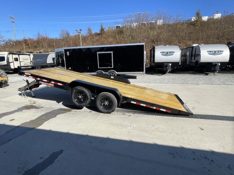 2025 H&H 7x20 Manual Tilt Car Hauler Trailer 9990# GVW - undercarriage detail 4