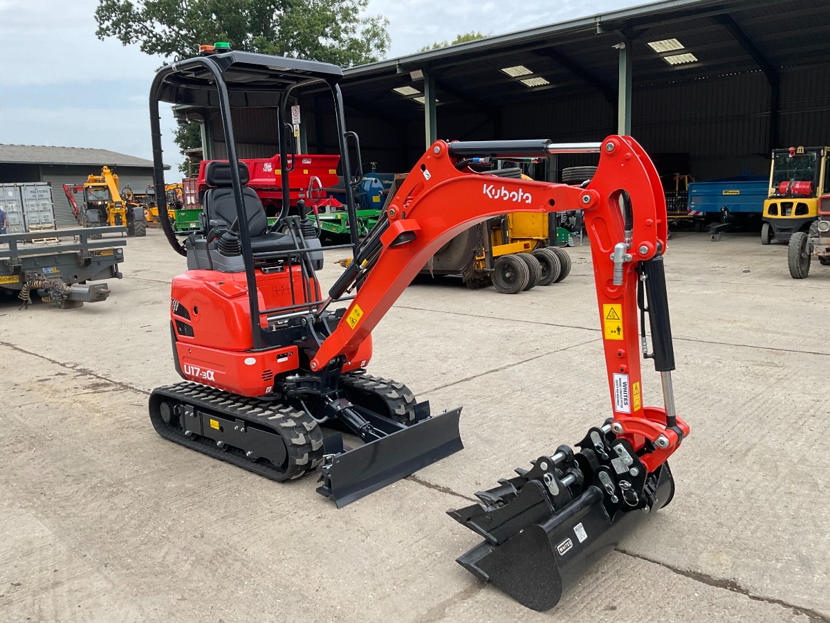 Mini Excavator - three-quarter view