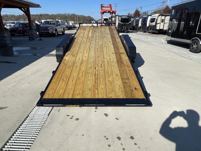2025 H&H 7x20 Manual Tilt Car Hauler Trailer 9990# GVW - undercarriage detail