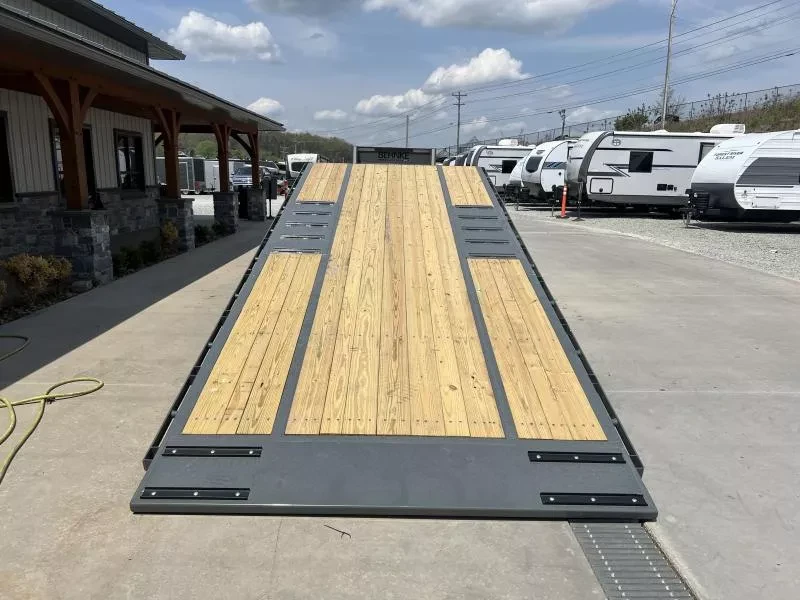 2025 Behnke Gravity Tilt Deckover Trailer - 102in x 28ft, 24,000 GVWR, Torsion Axles - interior view