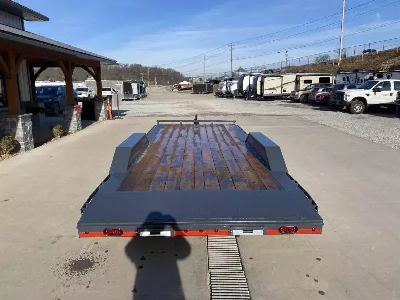 2026 Lamar Trailers 102x22 9990# GVW Car Trailer - interior view