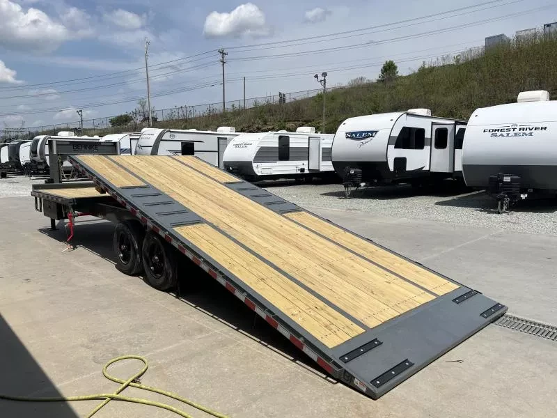 2025 Behnke Gravity Tilt Deckover Trailer - 102in x 28ft, 24,000 GVWR, Torsion Axles - close-up detail