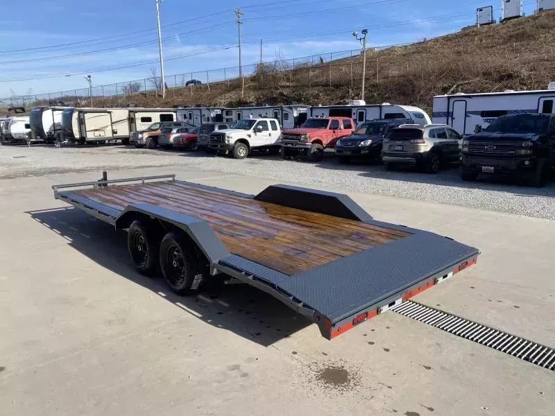 2026 Lamar Trailers 102x22 9990# GVW Car Trailer - close-up detail