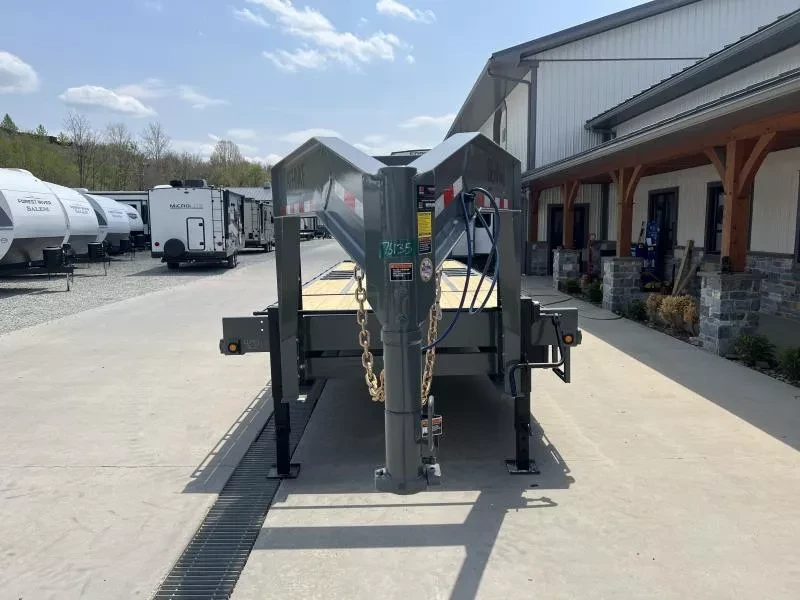 2025 Behnke Gravity Tilt Deckover Trailer - 102in x 28ft, 24,000 GVWR, Torsion Axles - control and cab detail