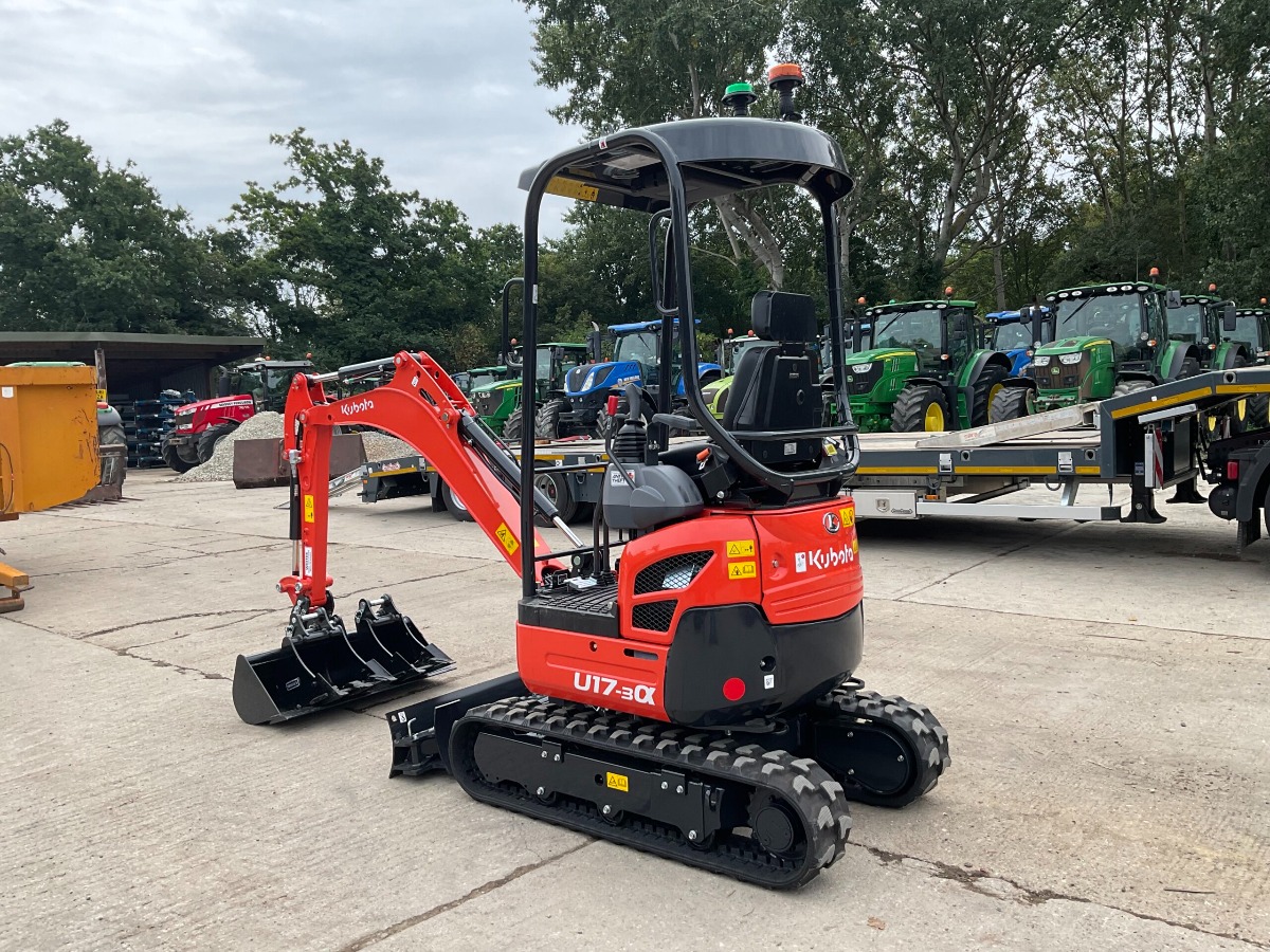 Mini Excavator - control and cab detail