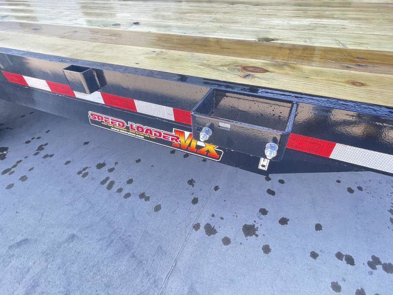 2025 H&H 7x20 Manual Tilt Car Hauler Trailer 9990# GVW - frame and coupler detail