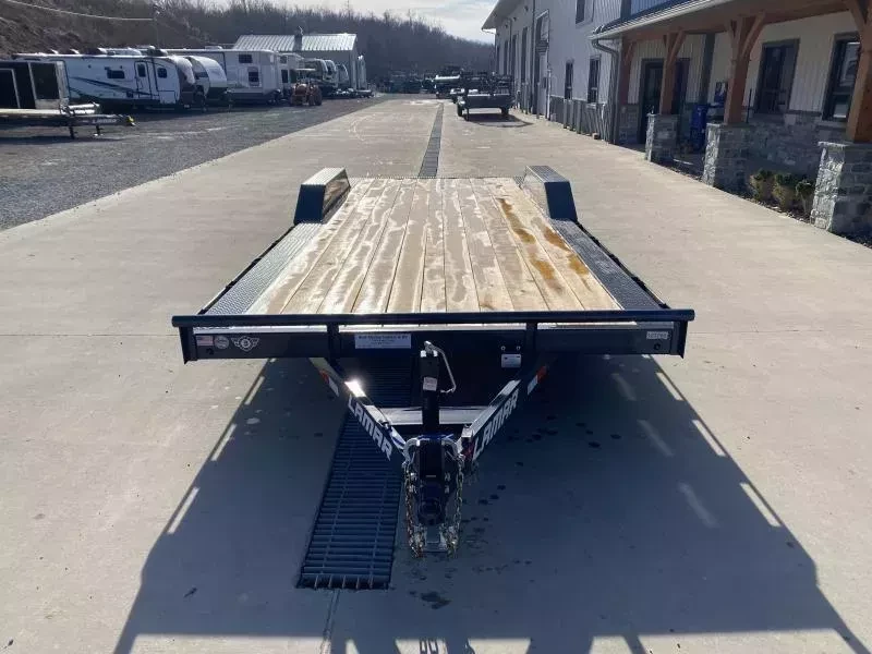 2026 Lamar Trailers 102x22 9990# GVW Car Trailer - wheel and axle detail
