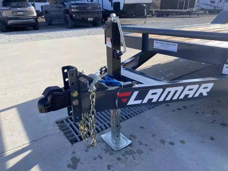 2026 Lamar Trailers 102x22 9990# GVW Car Trailer - wheel and axle detail