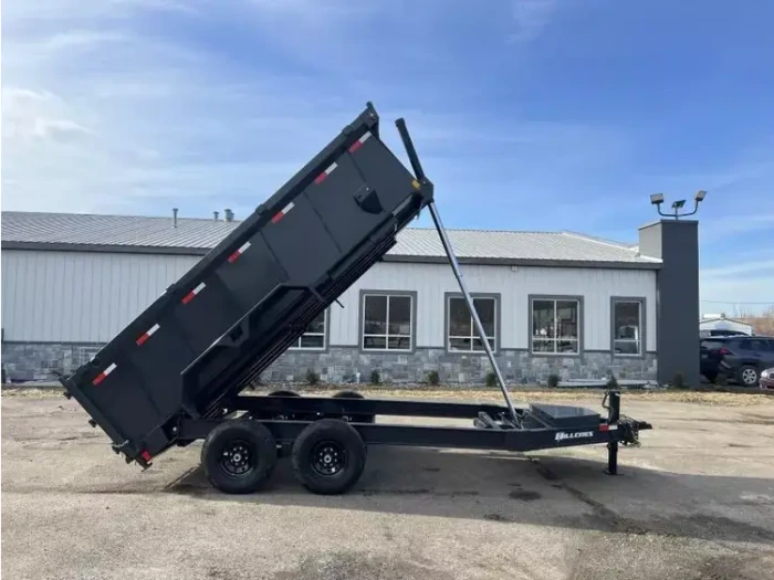 2026 Hillcrest Dump Trailer - 14,000 GVWR, 40in High Sides, Telescopic Hoist, I-Beam Frame - front view