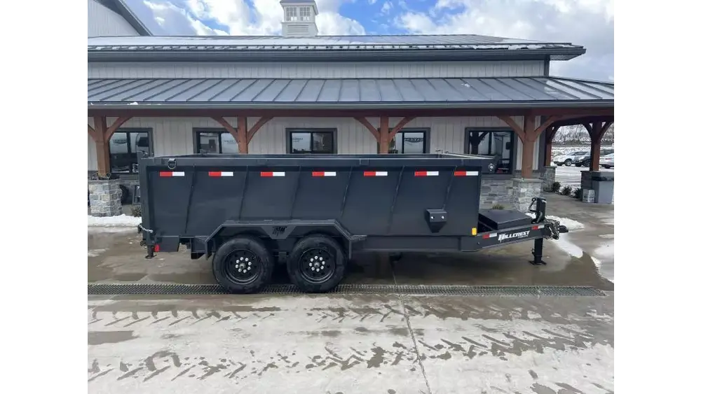 2026 Hillcrest Trailers 7x16 High Side Dump Trailer 17600# GVW - close-up detail 2