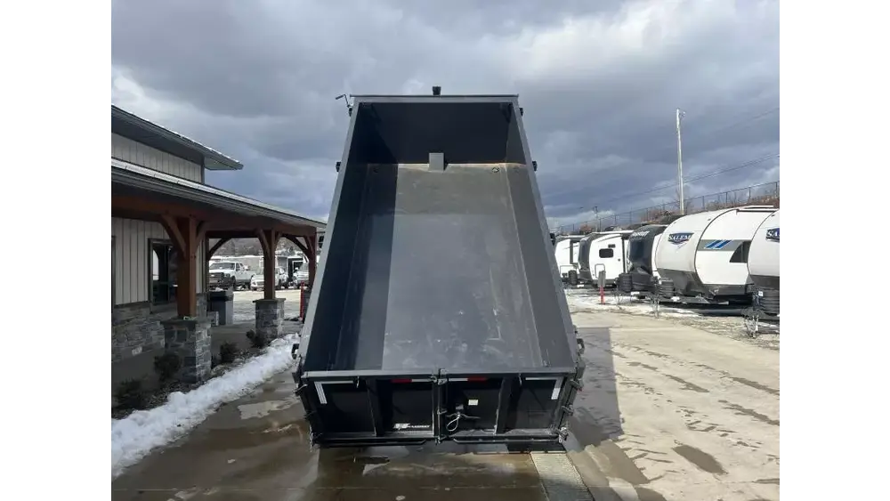 2026 Hillcrest Trailers 7x16 High Side Dump Trailer 17600# GVW - interior view