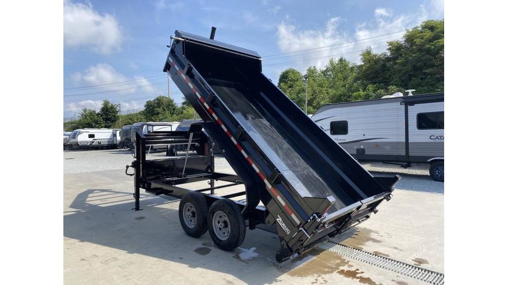 2026 Sure-Trac Gooseneck Dump Trailer - 7x14, 15,400 GVWR, Telescopic Hoist, Pro Series - close-up detail