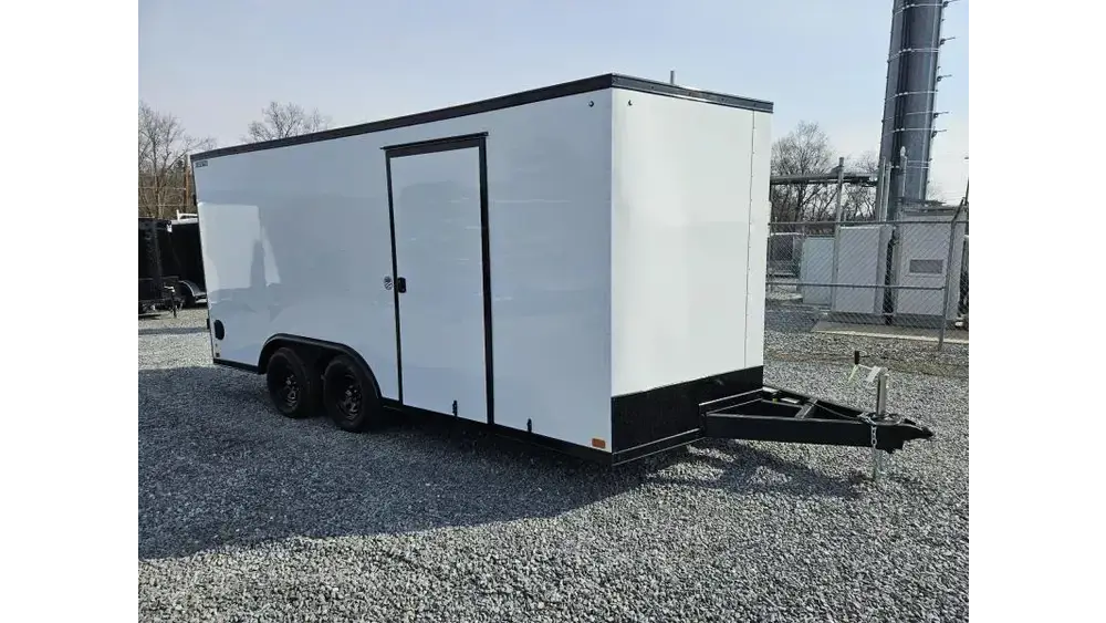2026 ITI Cargo 8.5x16 Enclosed Car Trailer - frame and coupler detail