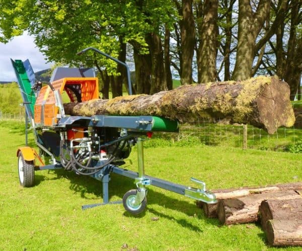 Rima 400mm Firewood Processor - front view