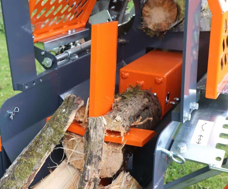 Rima 400mm Firewood Processor - interior view