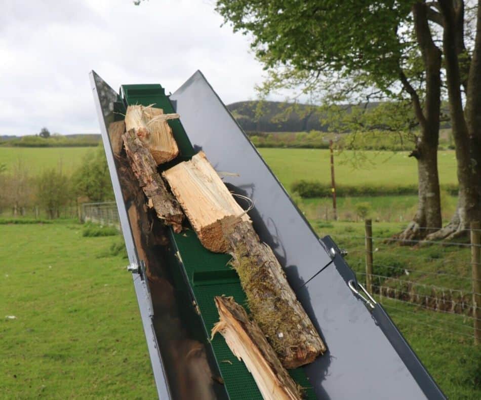 Rima 400mm Firewood Processor - close-up detail